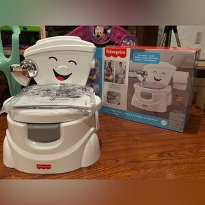 Fisher-Price Smiling White Potty